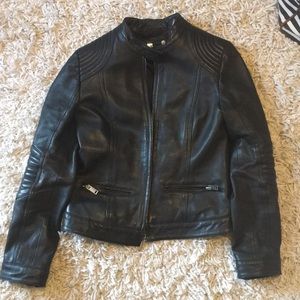 Beautiful Black Rivet leather jacket